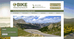Desktop Screenshot of bikeweekender.com